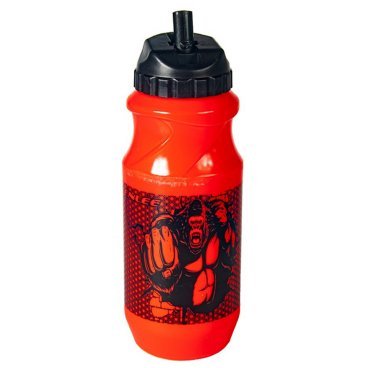 Велобутылка Enlee RR-20 Gorilla Red, 0.6 л, красная, ARV000237