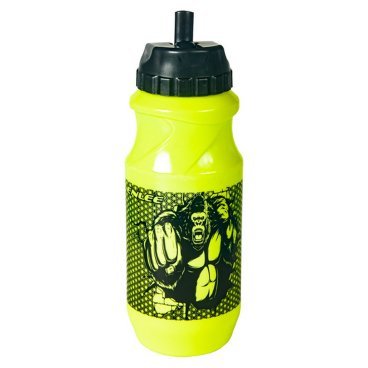Велобутылка Enlee RR-20 Gorilla Yellow, 0.6 л, желтая, ARV000236