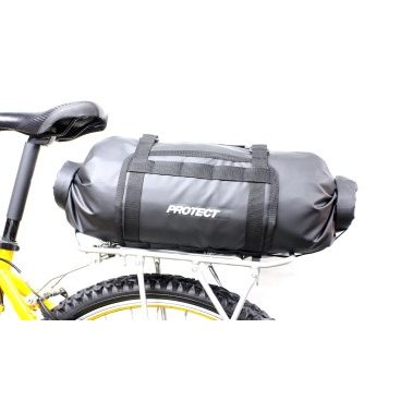 Велосумка на багажник PROTECT до 17 л., серия Bikepacking, черный, 555-673