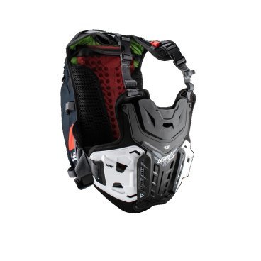 Рюкзак-гидропак защита панцирь Leatt Moto 4.5 Hydra Chest Protector, Black/Red, 2024, 7023051500