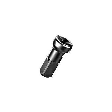 Ниппель латунный Pillar Standard Nipple PB13 FG2.6, 13G x 12 mm, чёрный, PB13FG26-12