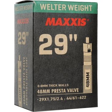 Камера MAXXIS WELTER WEIGHT 29X1.75/2.4 (44/61-622) 0.8 LSV48 (B-C) камера велосипедная wp, EIB00140700wp