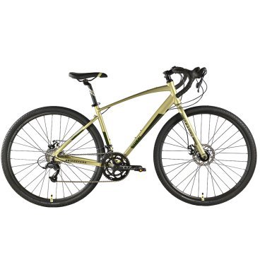Велосипед гравийный Stark Gravel 700.1 D, 28", фисташковый/графитовый, 2024, HQ-0014086