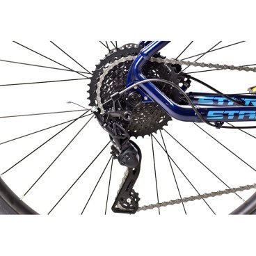 Велосипед горный Stark Tactic 29.5 HD, 29", темно-синий/темно-бирюзовый, 2024, HQ-0014185