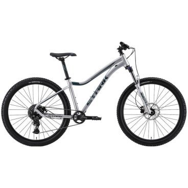 Велосипед горный Stark Tactic 27.4 HD, 27.5", серебро/еловый, 2024, HQ-0014178