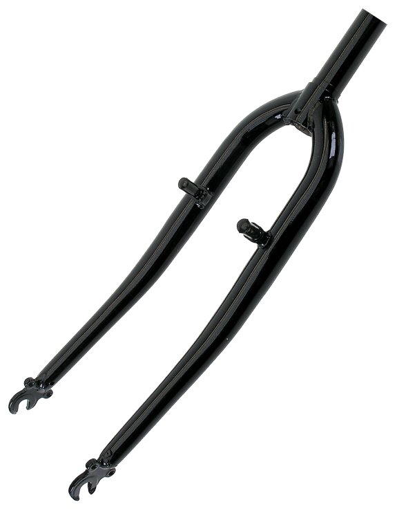 Велосипедная вилка Вилка велосипедная M-Wave 26х1, конус 26,4 мм, шток 240 мм, резьба 130 мм, V-brake, черная, 5-392776