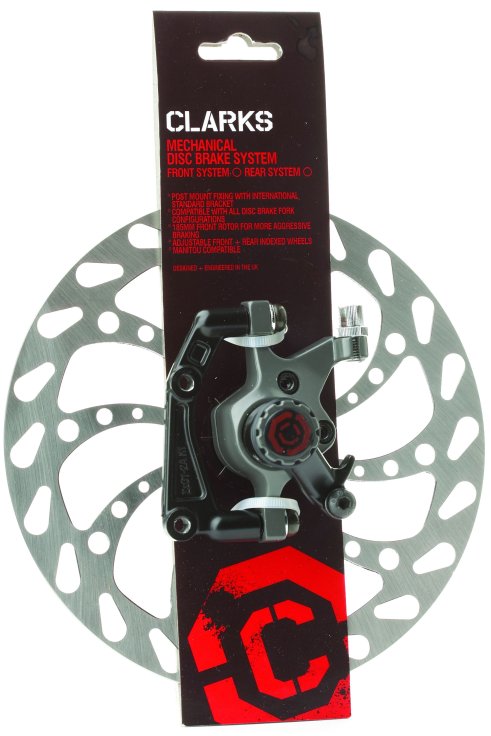 Тормозной набор для велосипеда CLARK`S передний механический дисковый CMD-6 3-081