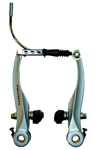 Тормоза на велосипед Тормозной набор для велосипеда PROMAX передние+задние V-brake 110мм алюминий 5-360830