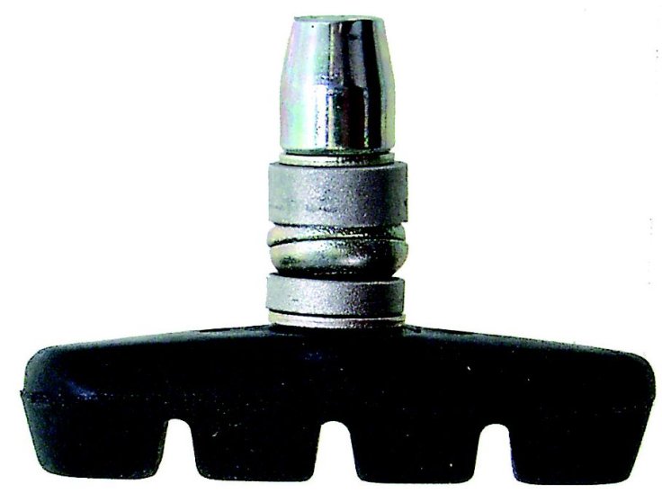 Тормозные колодки для велосипеда M-Wave, 55 мм, с крепежом, симметричные, черные, 5-361754 купить на ЖДБЗ.ру - фотография № 3