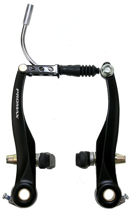 Тормоза передние+задние для велосипеда PROMAX V-brake 110мм алюминий черные 5-360854 тормозной набор для велосипеда promax передние задние v brake 110мм алюминий 5 360830