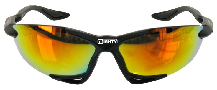Очки велосипедные MIGHTY,  солнцезащитные (прозрачные, оранжевые, жёлтые линзы)+чехол, 5-710010 очки велосипедные mighty rayon flex4 солнцезащитные чехол сменные линзы 5 710138