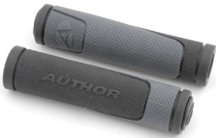 

Ручки на руль для велосипеда Author AGR-600-D3 130мм Gry резиновые 2-х 8-33452002, Чёрный