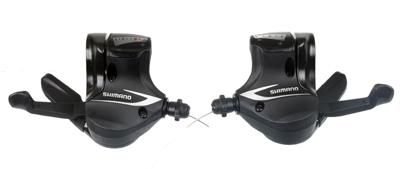 Манетки и Шифтеры Переключатели для велосипеда Shimano Acera Rapidfire PLUS 3х8ск троса+рубашки ESLM360PTA 2-942