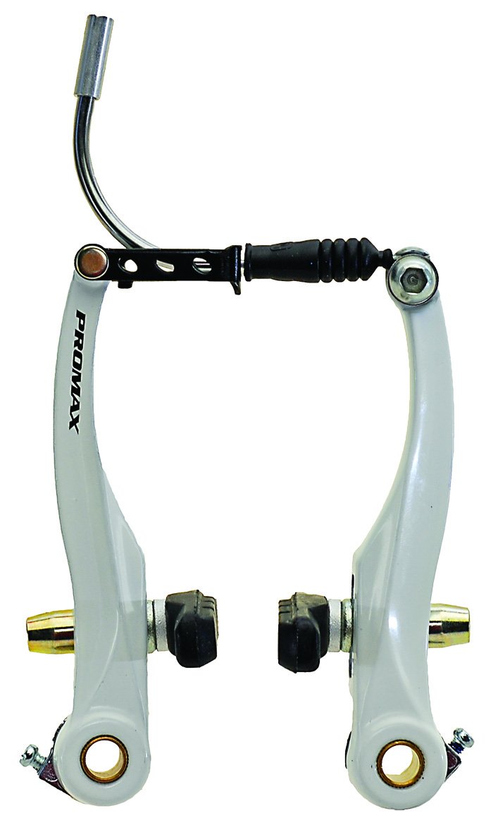 Тормозной набор для велосипеда PROMAX передние+задние V-brake 110мм алюминий белые 5-360831 тормоза передние задние для велосипеда promax v brake 110мм алюминий черные 5 360854