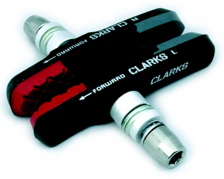 Тормозные колодки для велосипеда CLARK`S  цветные CPS-301 3-110