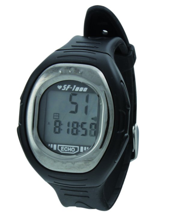 Спортивные часы Пульсометр ECHOWELL 9 функций черный SF-1000, 5-240330