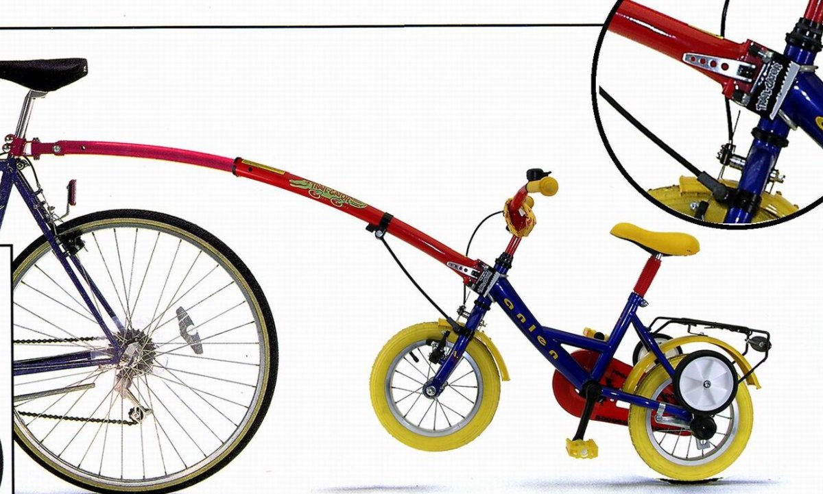 Крепление-прицеп M-Wave Trail-gator для детского велосипеда, 5-640025 прицеп pilsan для педальных машин трактор красный