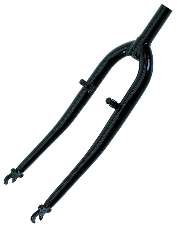 Вилка велосипедная M-Wave 26х1 1/8, 240 мм, V-brake, черная, 5-392778