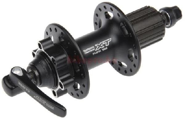 Велосипедная втулка Shimano XT M756A, задняя, под кассету, 32 отверстия, 8/9 скоростей, QR, EFHM756ABZL