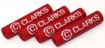 Защита рамы CLARK`S от трения рубашек FPX4 резиновые трубочки 40мм 4шт. красные, 3-249 защита для лакокрасочного покрытия рамы elvedes в виде спирали ø4 5 5мм резина cp2011001