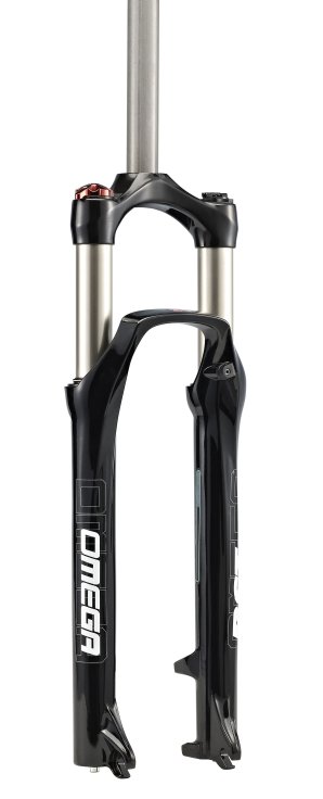 Велосипедная вилка Вилка велосипедная RST Omega TNL, 26х 28,6, пружинно-масляная, 120мм, D, черная, 1-0073