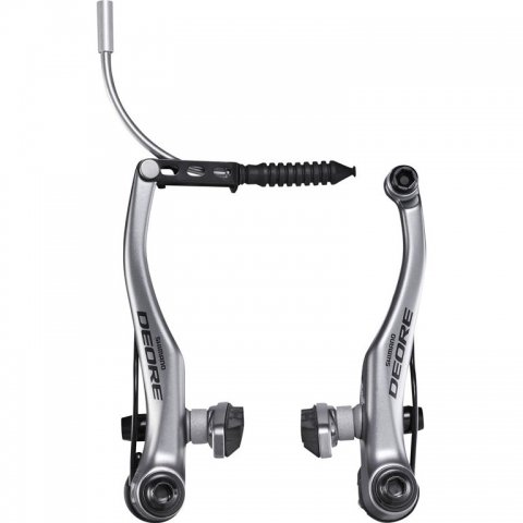 Тормоз велосипедный Shimano LX передний V-brake BR-T610, серебристый, S70C EBRT610FX41SSP