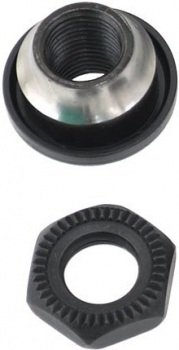 Запчасть к втулке Shimano от WH-MT15-R, правое опорное кольцо и гайка фиксации Y4FL98060 колпачек соединительный к shimano hb nx30 к динамо втулке y2ss98030