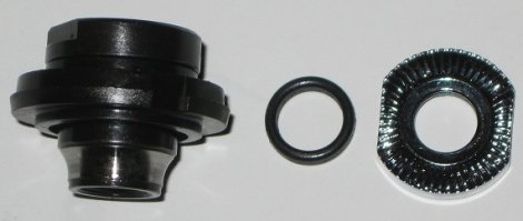 Пыльник SHIMANO HB-RM65, правый, с гайкой и шайбой, Y2TC98 020