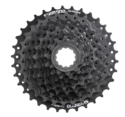 

Кассета велосипедная Shimano Altus HG200, 9 скоростей, 11-32T, ECSHG2009132