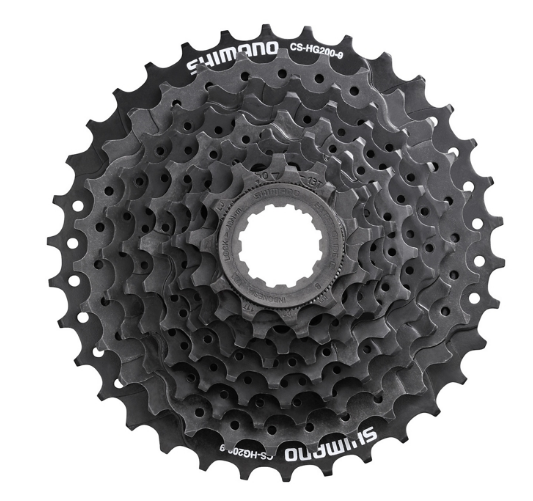 Кассета велосипедная Shimano Altus HG200, 9 скоростей, 11-32T, ECSHG2009132 кассета велосипедная shimano hg200 9 скоростей 11 34 ecshg2009134