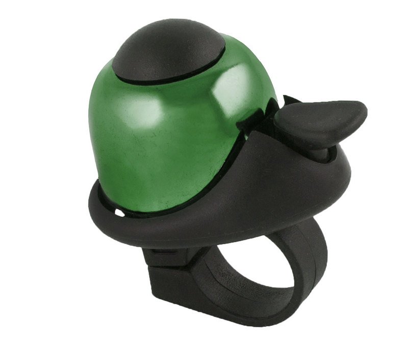 Звонок M-WAVE алюм./пластик мини D=36мм громкий и долгий звук зеленый 5-420145 мини лампа led с зажимом ная блистер