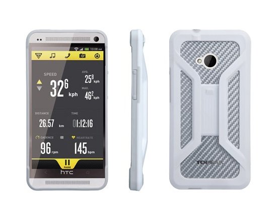 Чехол для телефона с креплением на велосипед TOPEAK, для new HTC One, белый, TT9837W чехол для смартфона с креплением topeak omni ridecase dx tt9850b