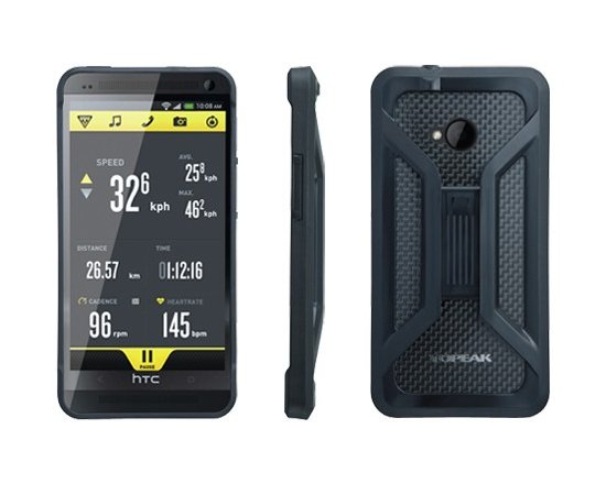 Чехол для телефона с креплением на руль велосипеда TOPEAK,  для new HTC One, чёрный, TT9837B чехол для смартфона с креплением topeak omni ridecase dx tt9850b