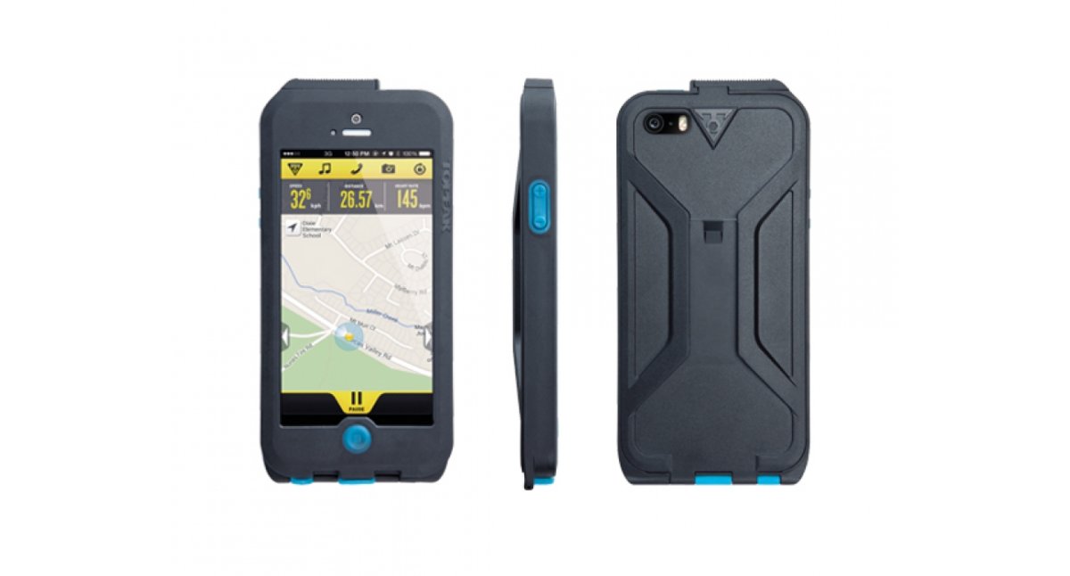 Бокс водонепроницаемый TOPEAK, для iPhone 5 с креплением на велосипед, чёрный/синий, TT9838BU бокс topeak для смартфона iphone 5 5s с креплением на руль белый tt9833w