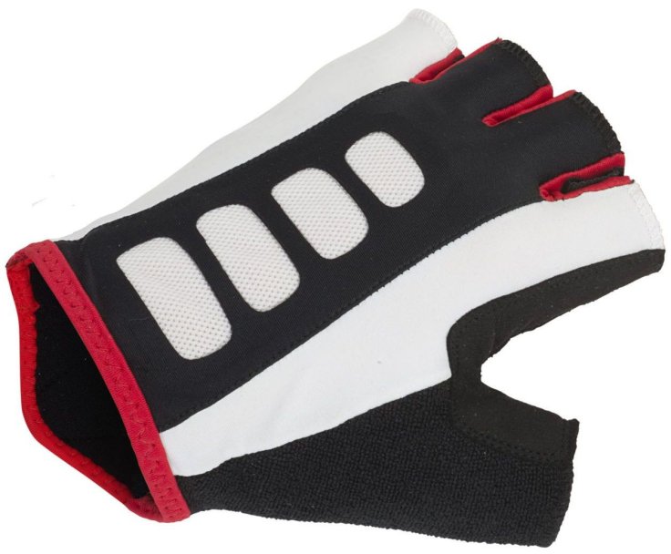 Перчатки AUTHOR  Men ARP 14A, черно-бело-красные, с гелевыми вставками (Размер XL)