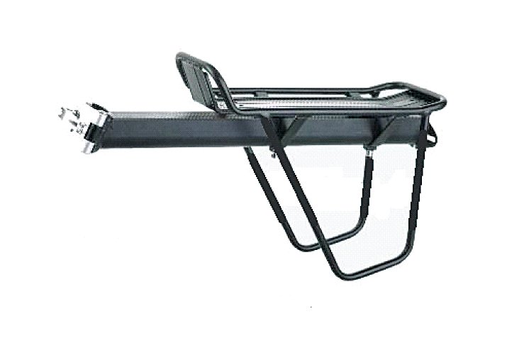 фото Багажник велосипедный алюминиевый vinca sport, консольный, 26"-28", с "ушами", с прижимной лапкой, h