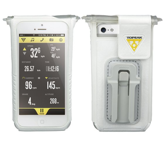 Чехол для смартфона TOPEAK, iPhone 5,  водонепроницаемый, белый, TT9834W бокс topeak для смартфона iphone 5 5s с креплением на руль белый tt9833w