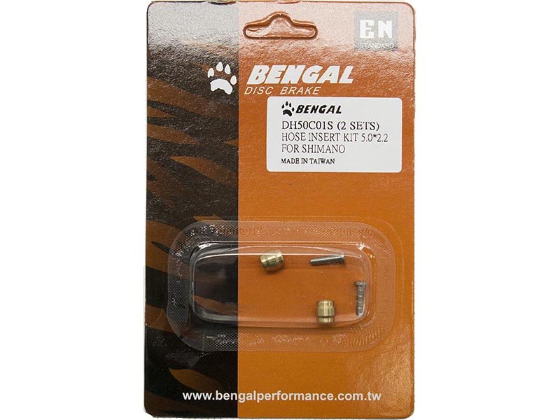 

Фиттинги и переходники для гидролиний BENGAL, SHIMANO 5.0X2.2, в блистере, DH50C01S