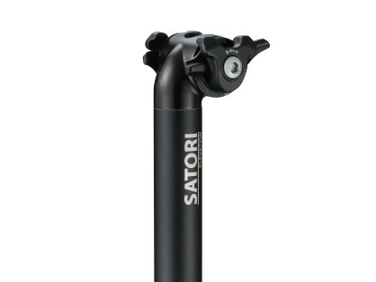 Штырь подседельный для велосипеда SATORI ELEVATION OF 3D, D:31.6 мм х 370 мм, смещение 15 мм, черный