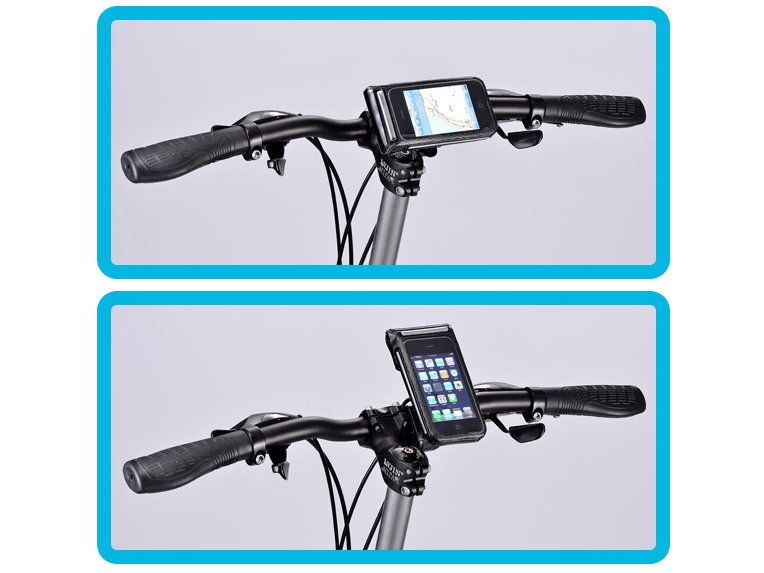   ВашВелосипед Подставка под смартфон TBS TWIST-IPHONE 5, черная, TWIST-IPHONE
