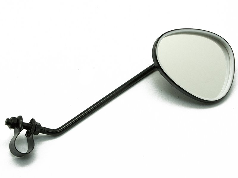 фото Зеркало велосипедное tbs cl-105-1-l, 3-7/8"x2-1/2", чёрное, пластик-сталь, cl-105-1-l