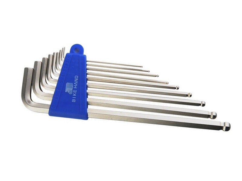 

Шестиграники BIKEHAND YC-623, 9 ключей, сталь, серебристый, 6-150623