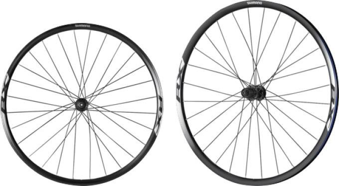 Колеса велосипедные Shimano RX010, комплект, 10/11ск, C.Lock, 622-17C, OLD 135 мм, черный, EWHRX010PDAEB