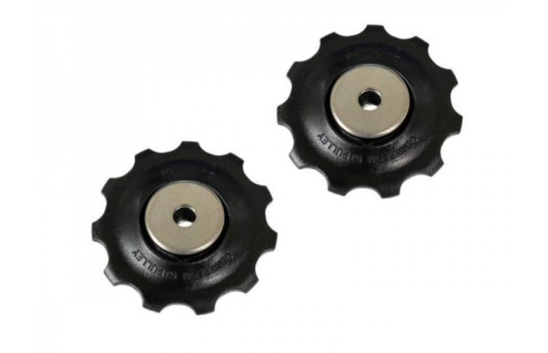 Ролики Shimano к RD-M370/M3000, 9 ск, верхний+нижний, Y5FT98030 ролики переключателя велосипедные shimano малые 40мм 10зуб черные 5 680083