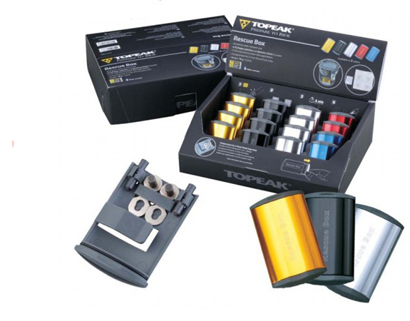Набор для ремонта камер TOPEAK Rescue Box Counter Display Box, 16 штук, TRB02 набор заплаток для одежды термоклеевые 7 шт синий