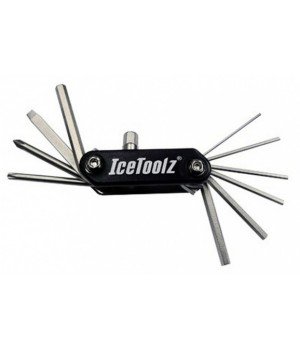 Мультитул Ice Toolz Compact-11, складной, 11 инструментов, 95A5 отвертка ударная ice toolz 6 насадок e511