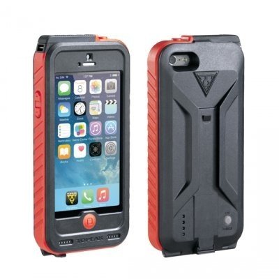 Чехол Topeak Weatherproof RideCase для iPhone 5/5S/5SE, с креплением, красный, TT9839BR бокс topeak для смартфона iphone 4 4s с креплением на руль чёрный tt9832b
