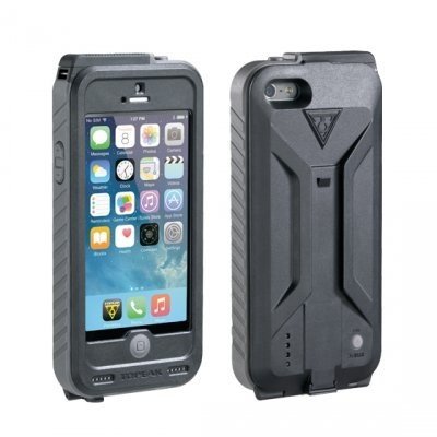 Чехол Topeak Weatherproof RideCase для iPhone 5/5S/5SE, с креплением, серый, TT9839BG чехол hoco для телефона iphone 14 кевларовая текстура чёрно серый