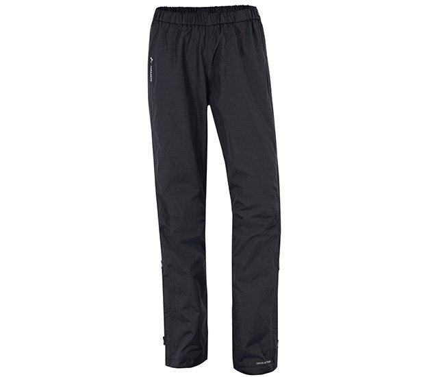 Велоштаны Велобрюки VAUDE Wo Fluid Full-Zip Pants 010, черный, 40, женские, 1263