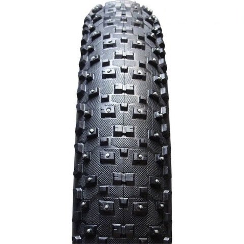 Велопокрышка Чёрная VeeTire SNOWSHOW XL, 240 шипов, 120 TPI, Silica Compound 57A, 26"x4.8, B37504
